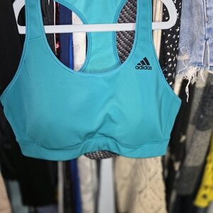 Adidas Women's Vibrant Blue Sports Bra